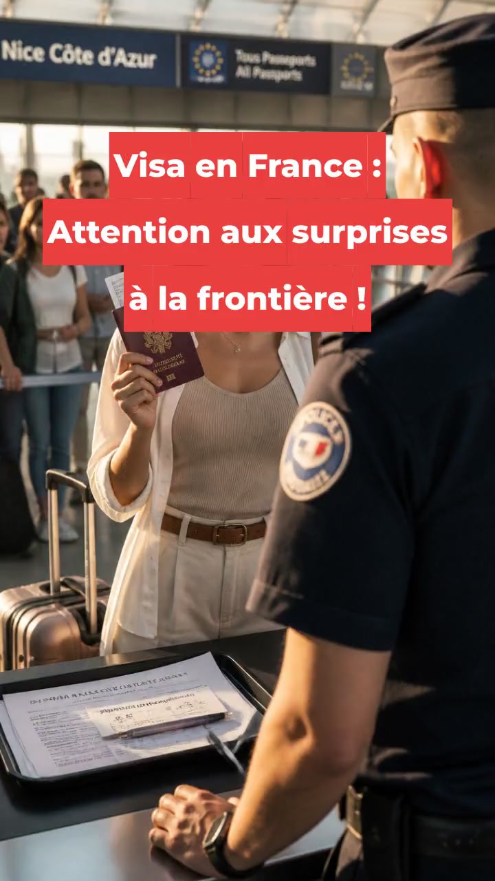 Visa en France : Attention aux surprises à la frontière !