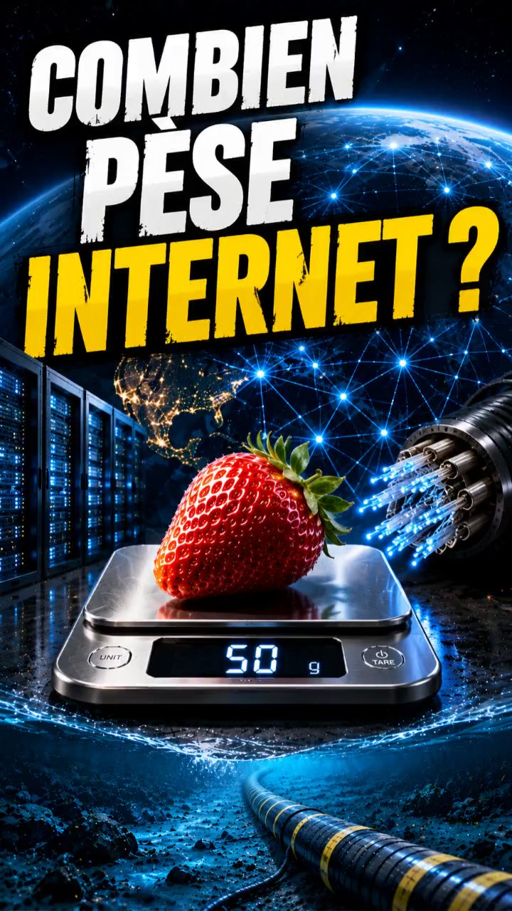 Le Poids Incroyable d'Internet Révélé !