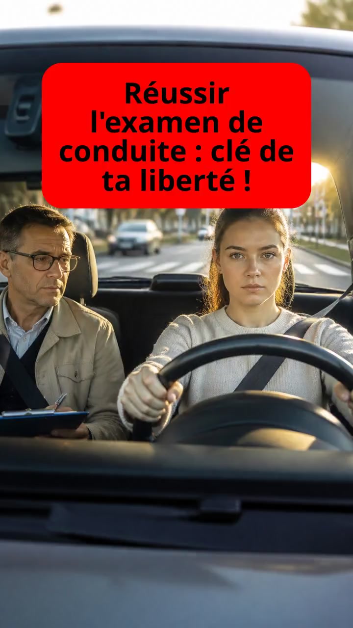 Réussir l'examen de conduite : clé de ta liberté !
