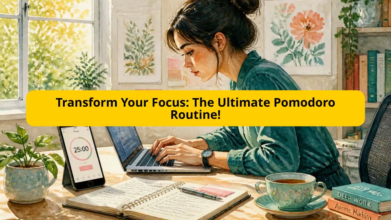Transform Your Focus: The Ultimate Pomodoro Routine!