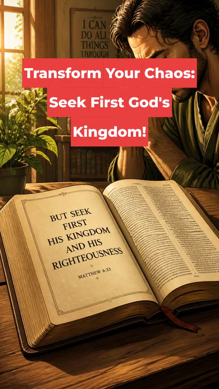 Transform Your Chaos: Seek First God's Kingdom!