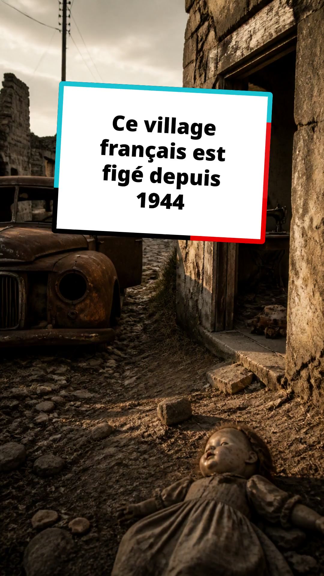 Ce village français est figé depuis 1944 