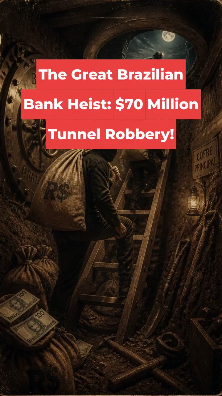 The Great Brazilian Bank Heist: $70 Million Tunnel Robbery!