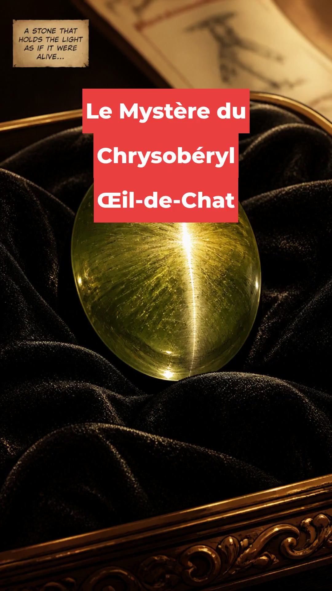 Le Mystère du Chrysobéryl Œil-de-Chat