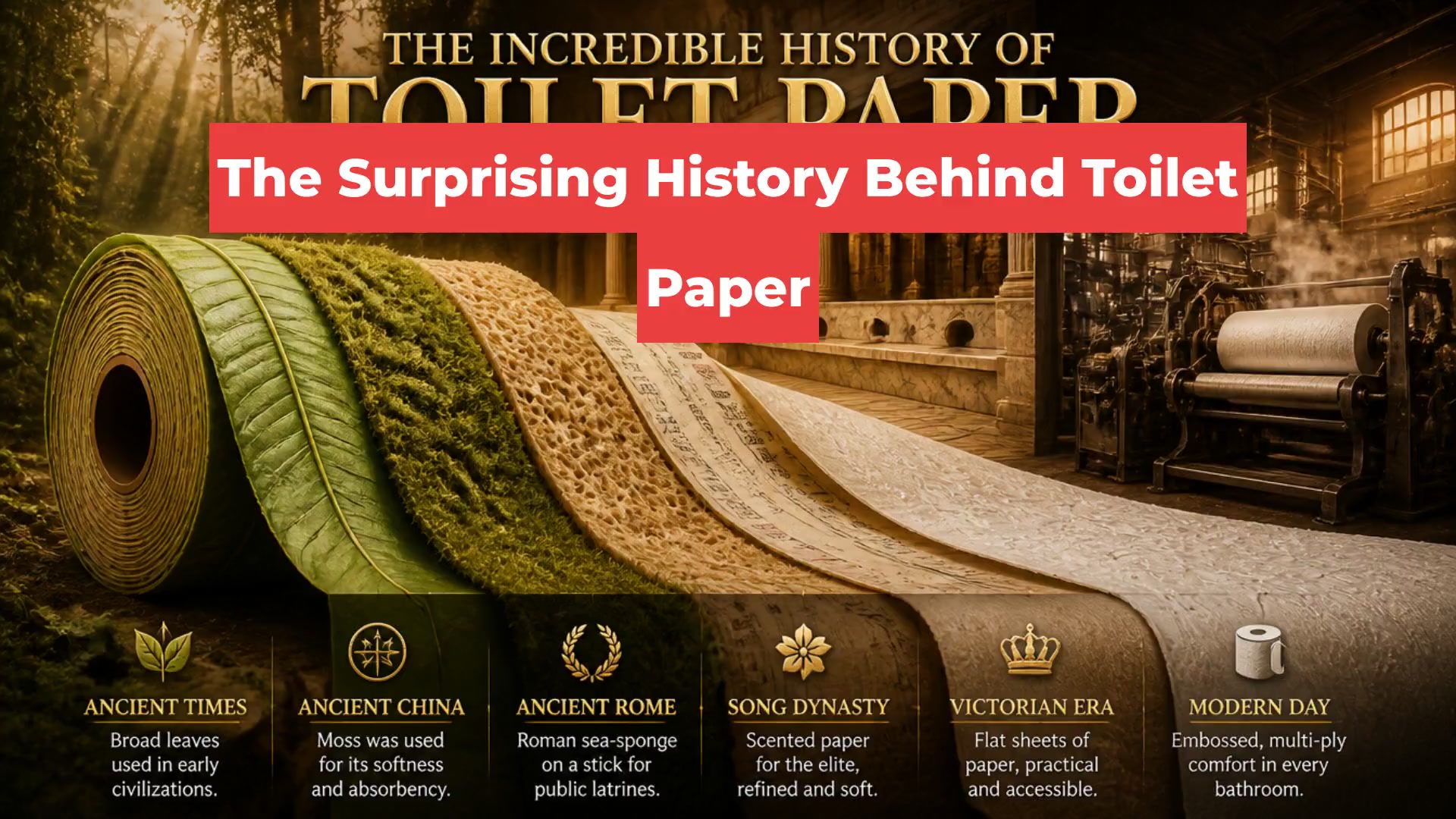 The Surprising History Behind Toilet Paper