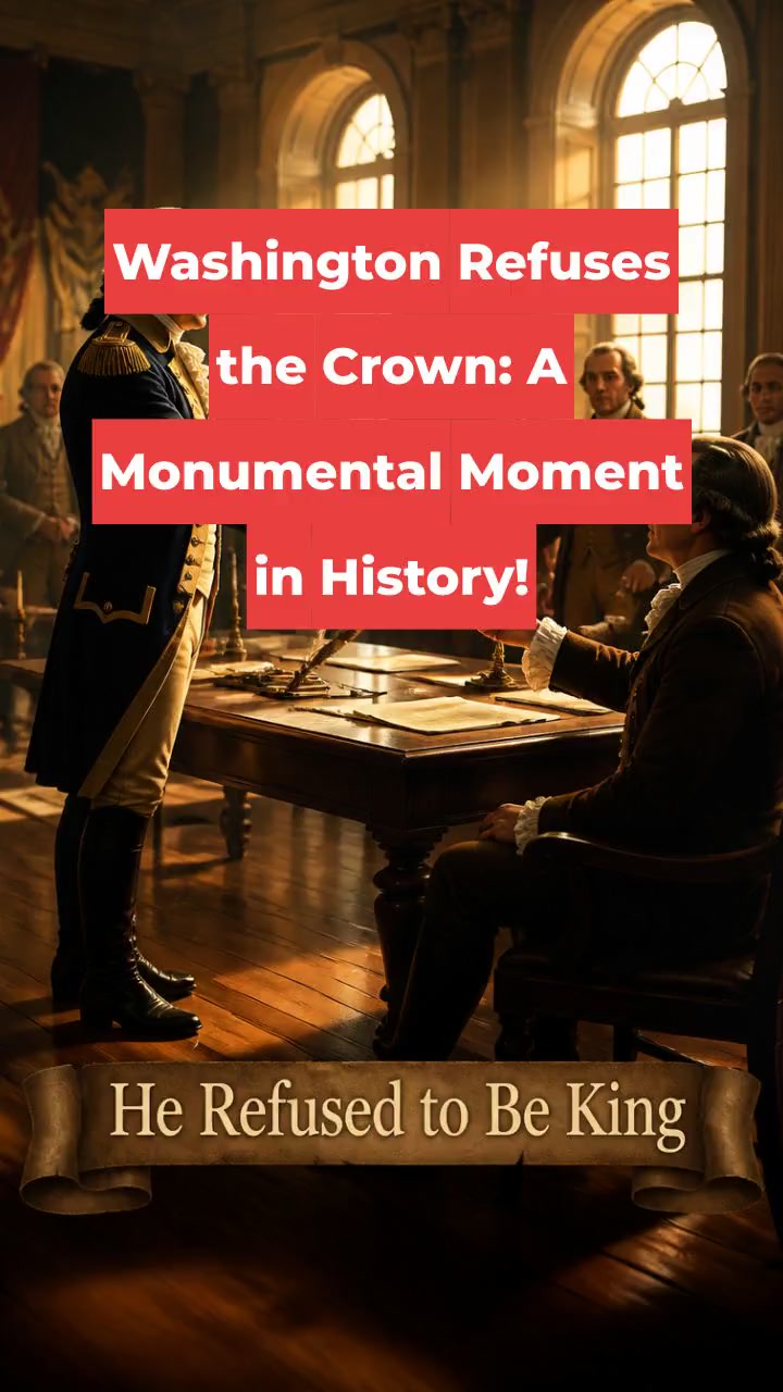 Washington Refuses the Crown: A Monumental Moment in History!