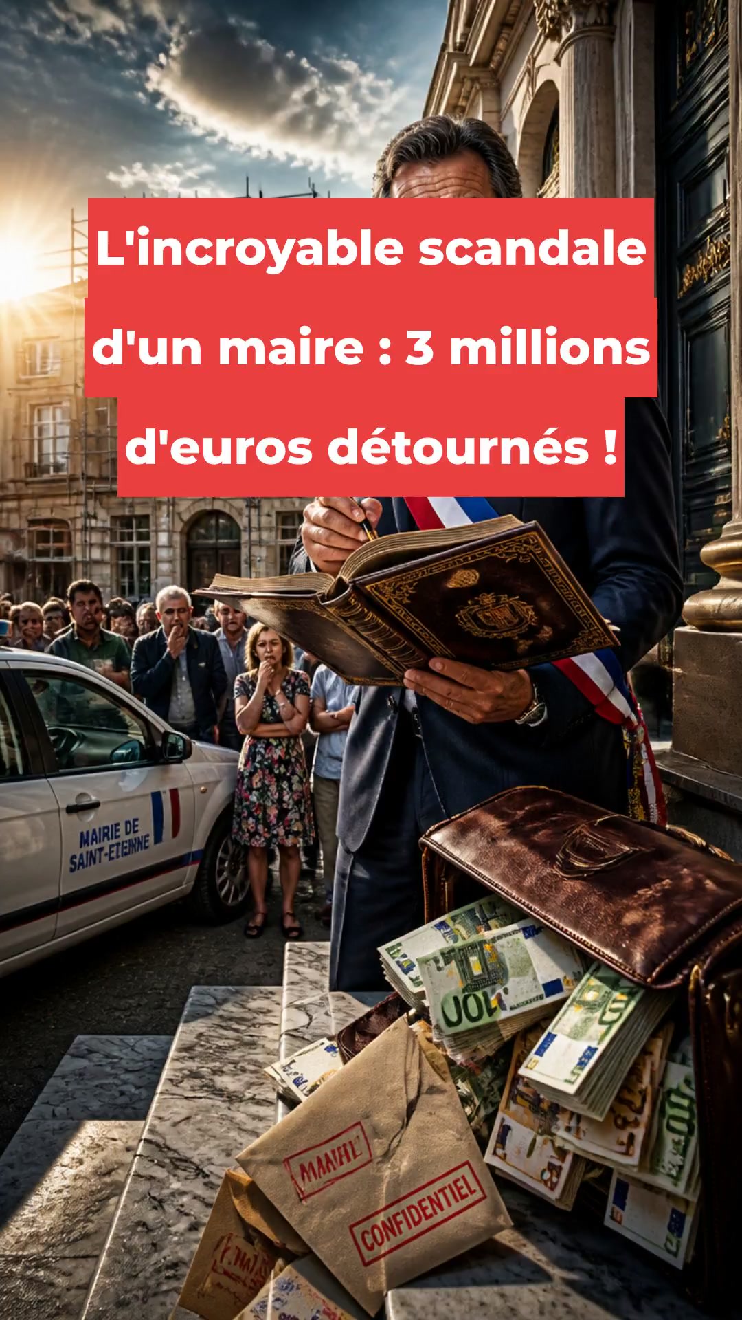 L'incroyable scandale d'un maire : 3 millions d'euros détournés !