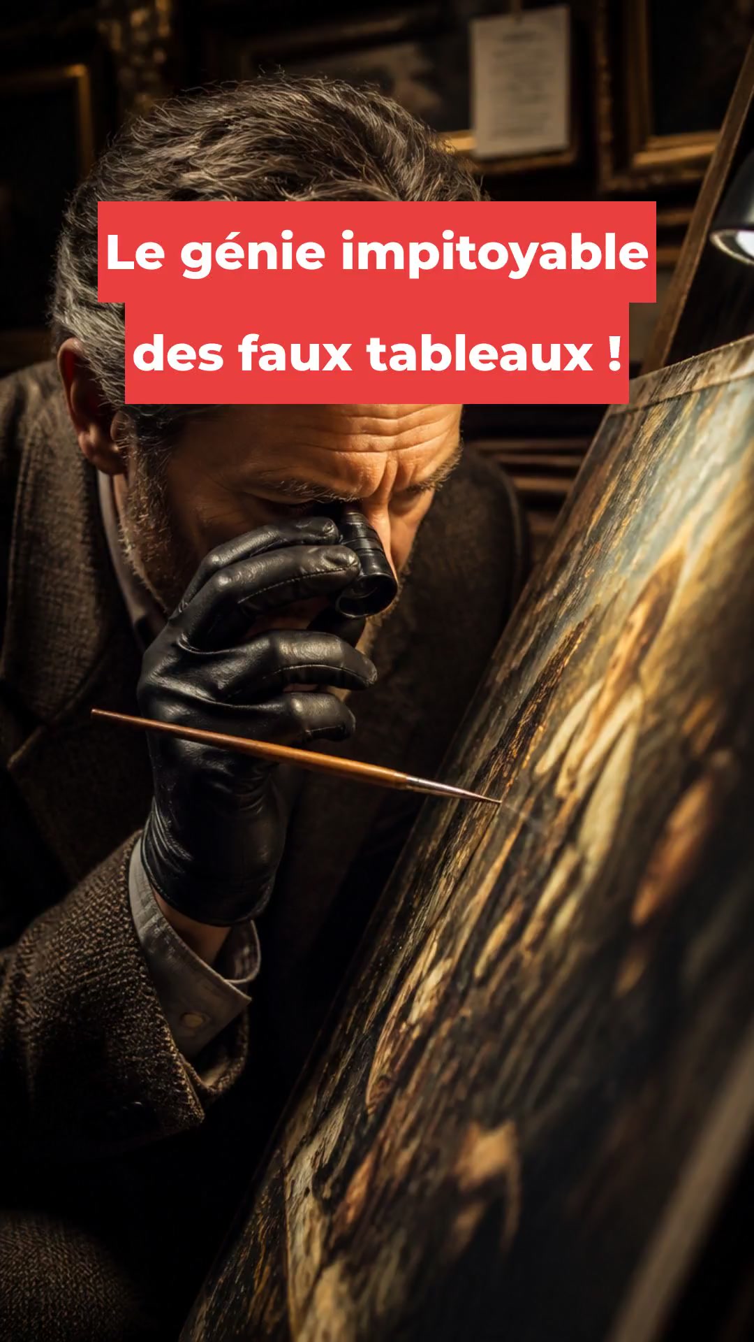 Le génie impitoyable des faux tableaux !