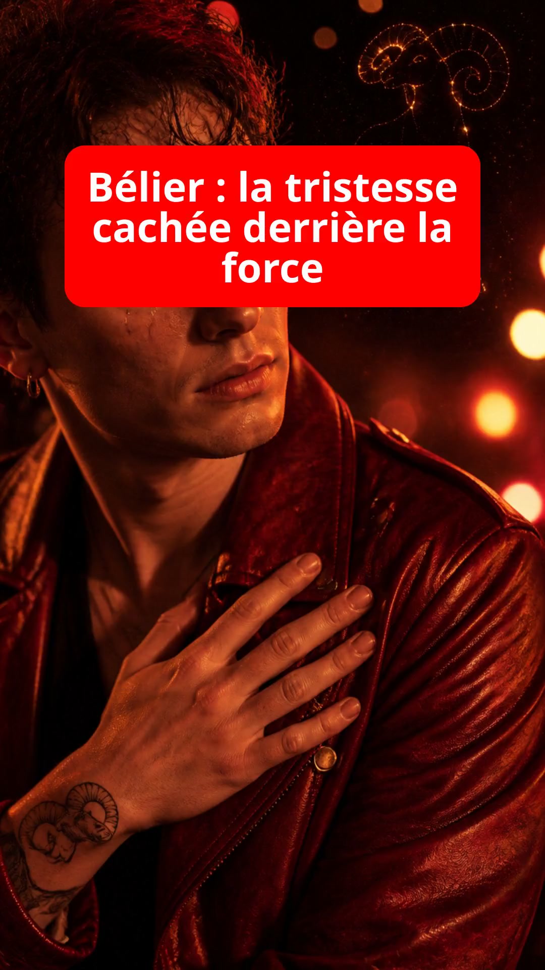 Bélier : la tristesse cachée derrière la force