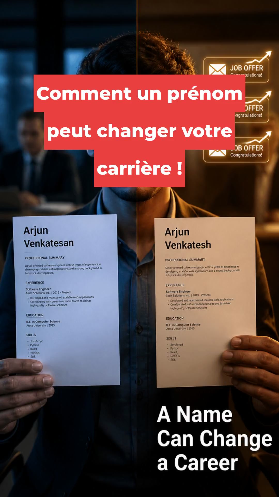 Comment un prénom peut changer votre carrière !