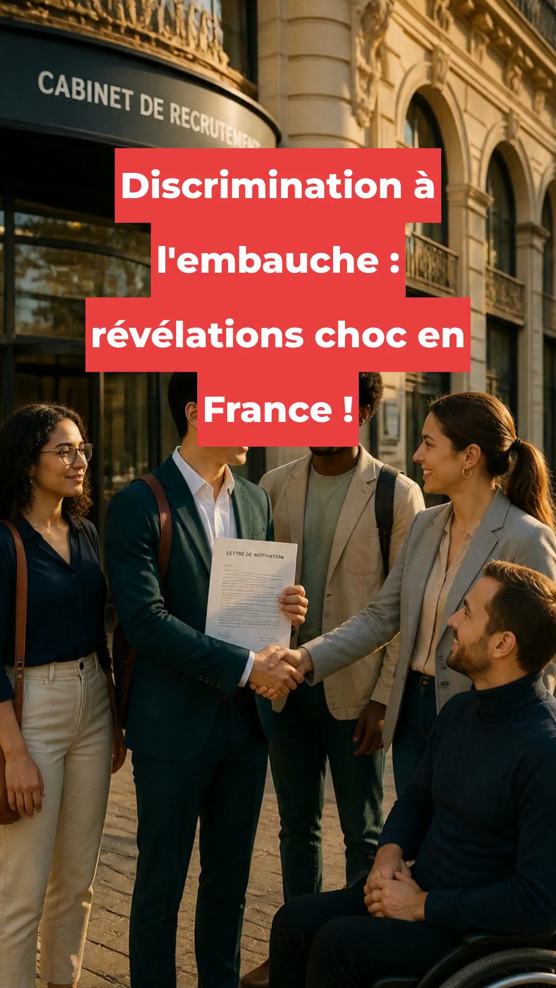Discrimination à l'embauche : révélations choc en France !