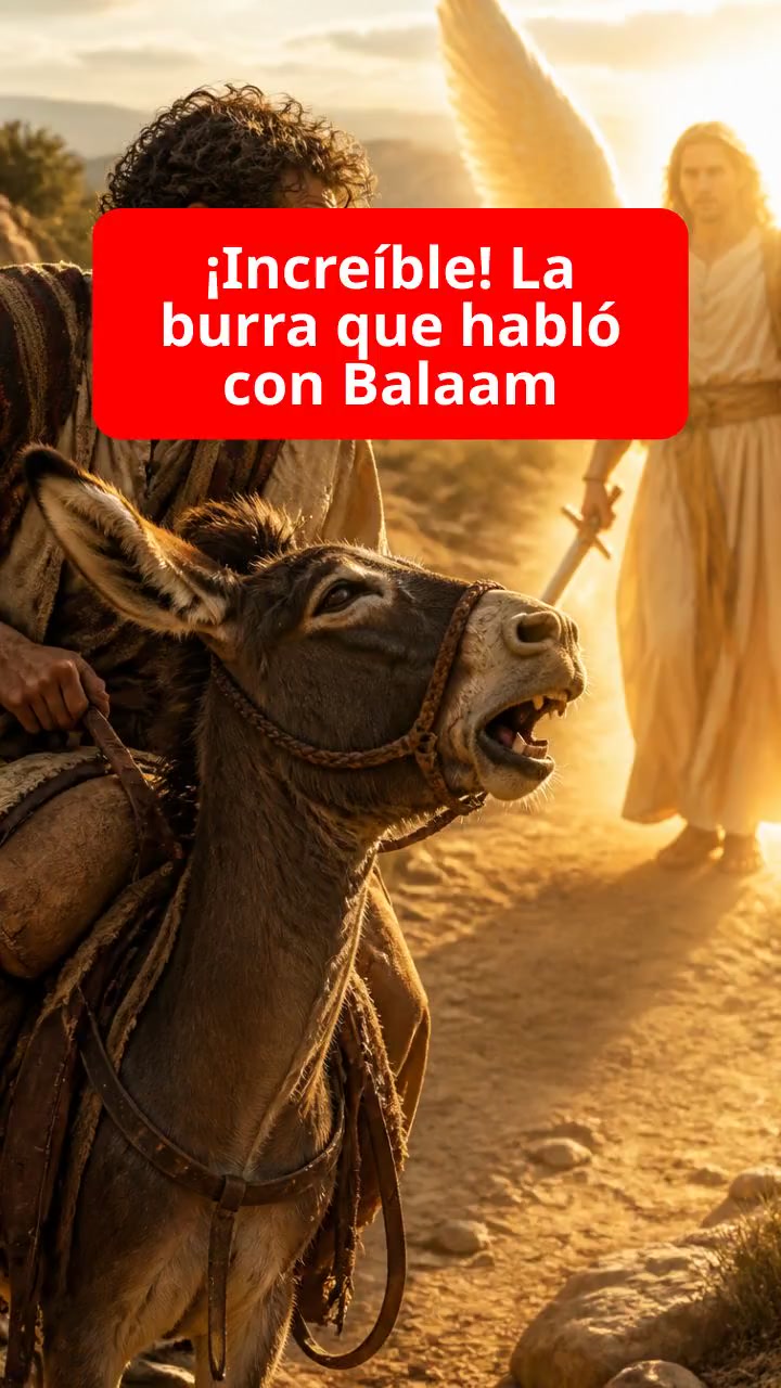 ¡Increíble! La burra que habló con Balaam