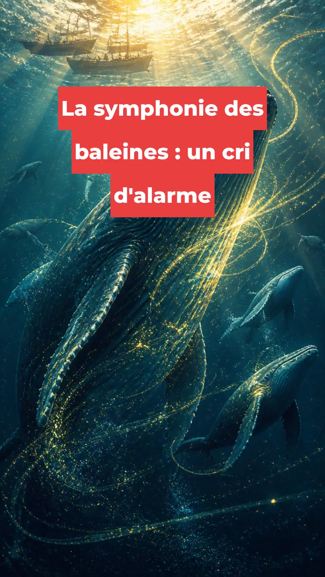 La symphonie des baleines : un cri d'alarme