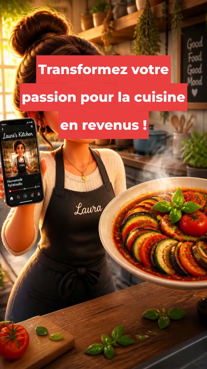 Transformez votre passion pour la cuisine en revenus !