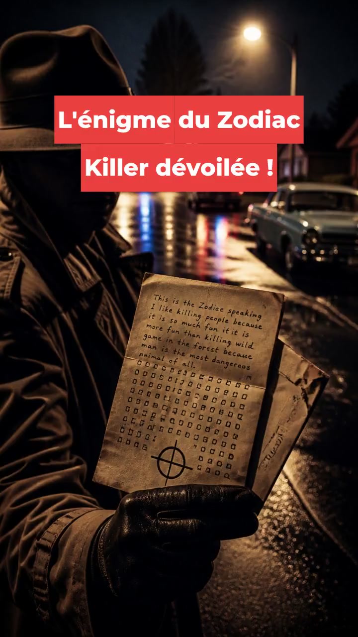 L'énigme du Zodiac Killer dévoilée !