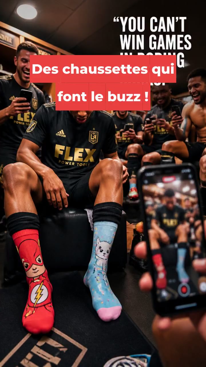 Des chaussettes qui font le buzz !