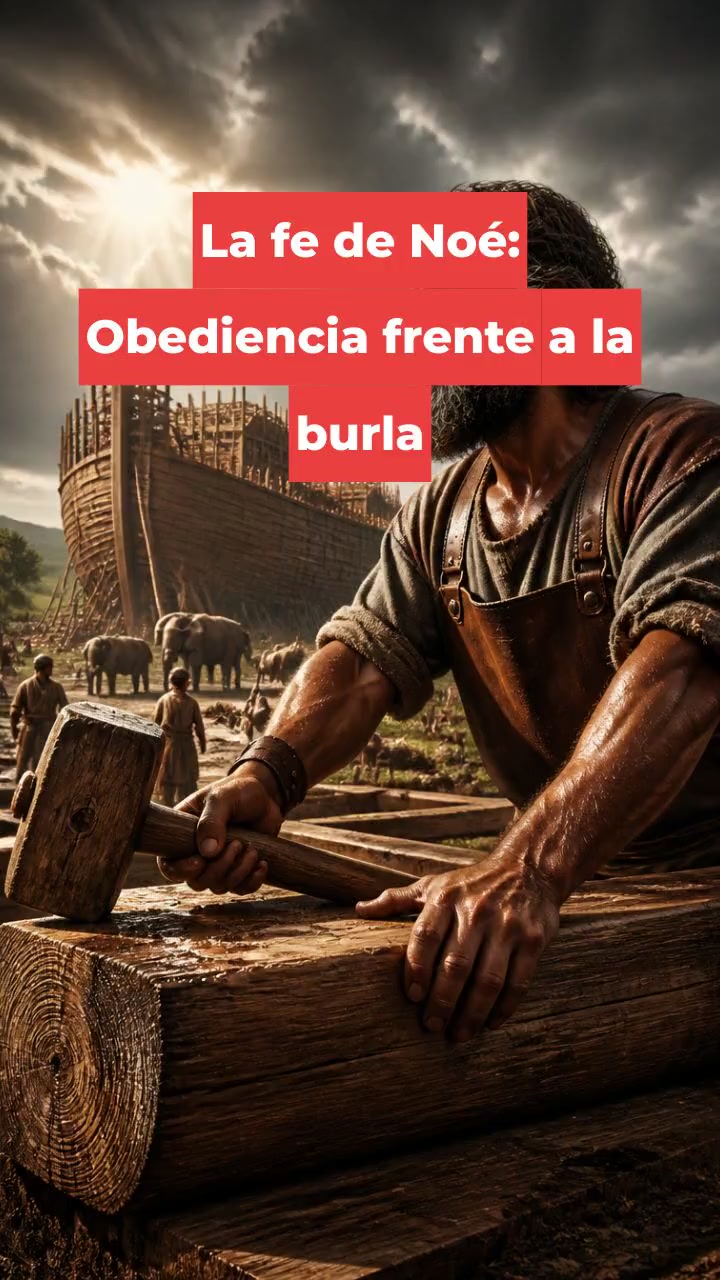 La fe de Noé: Obediencia frente a la burla