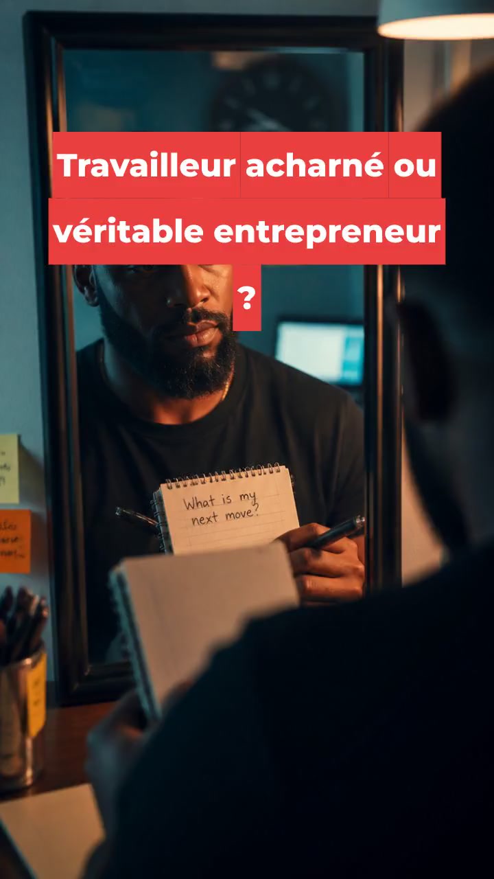 Travailleur acharné ou véritable entrepreneur ?