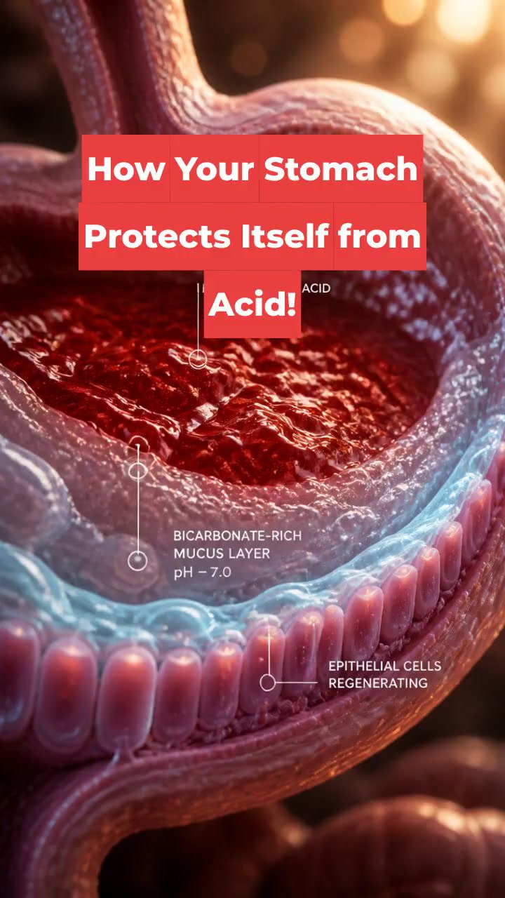 How Your Stomach Protects Itself from Acid!