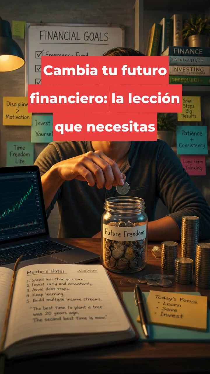 Cambia tu futuro financiero: la lección que necesitas