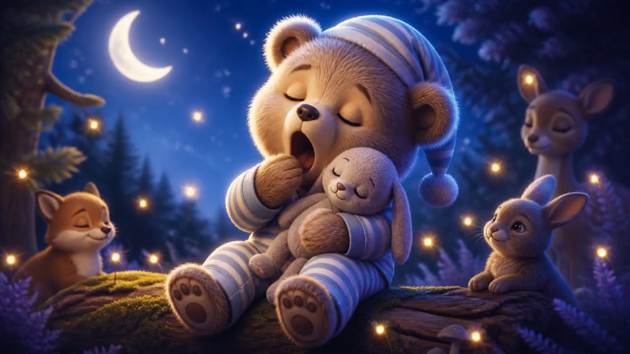 Douce nuit, petit ours : un voyage étoilé