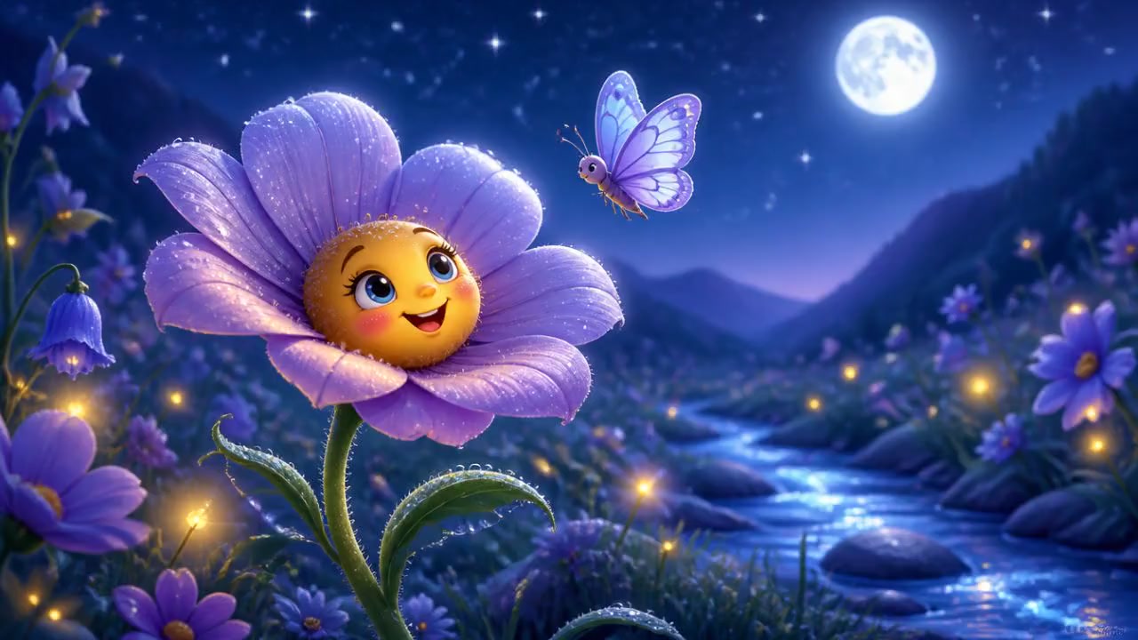 La danse magique de la petite fleur