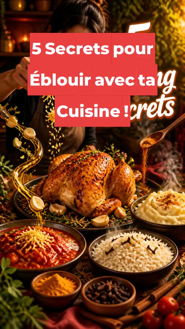 5 Secrets pour Éblouir avec ta Cuisine !