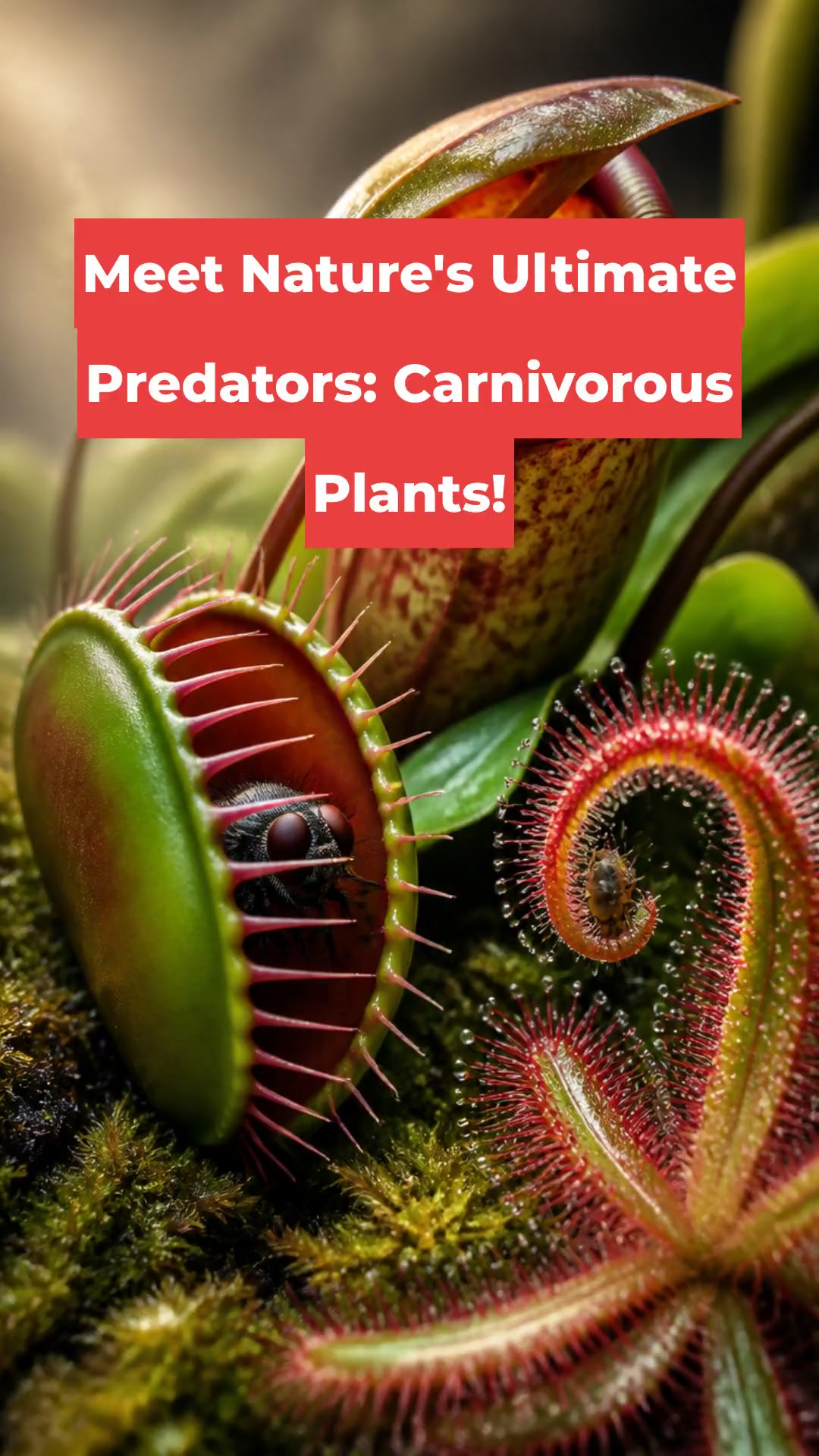 Meet Nature's Ultimate Predators: Carnivorous Plants!