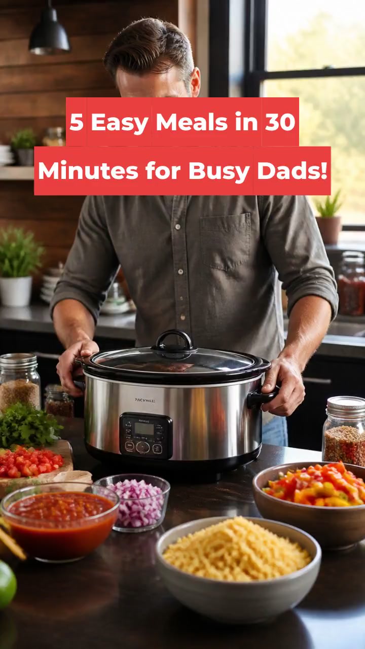 5 Easy Meals in 30 Minutes for Busy Dads!