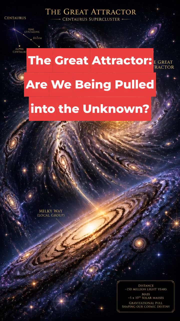 The Great Attractor: Are We Being Pulled into the Unknown?
