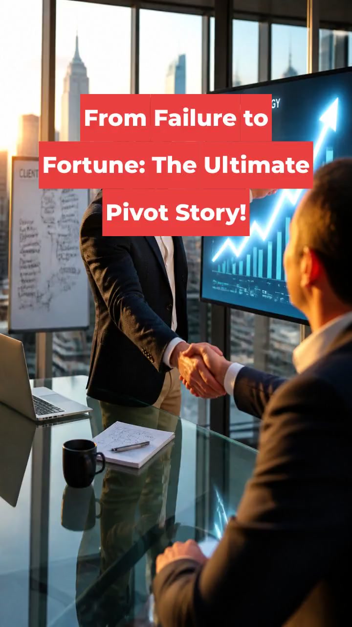 From Failure to Fortune: The Ultimate Pivot Story!