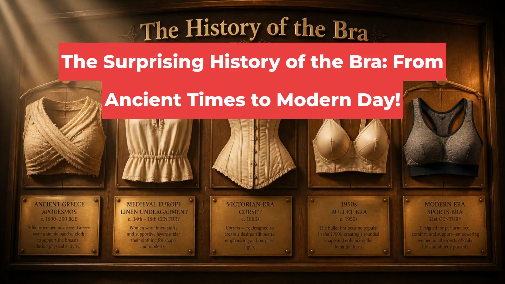 The Surprising History of the Bra: From Ancient Times to Modern Day!