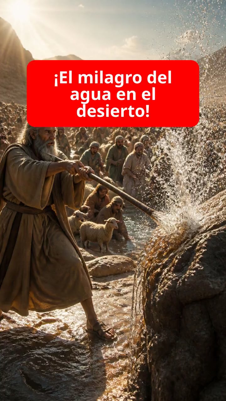 ¡El milagro del agua en el desierto!