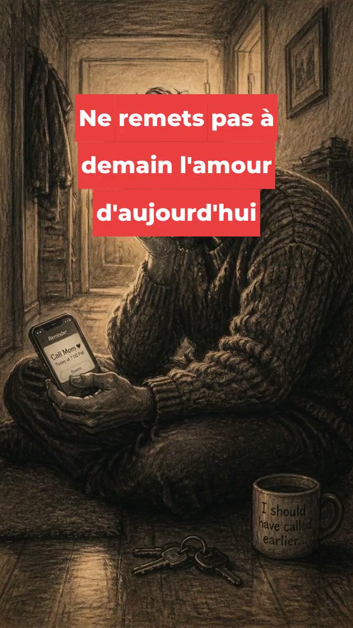 Ne remets pas à demain l'amour d'aujourd'hui