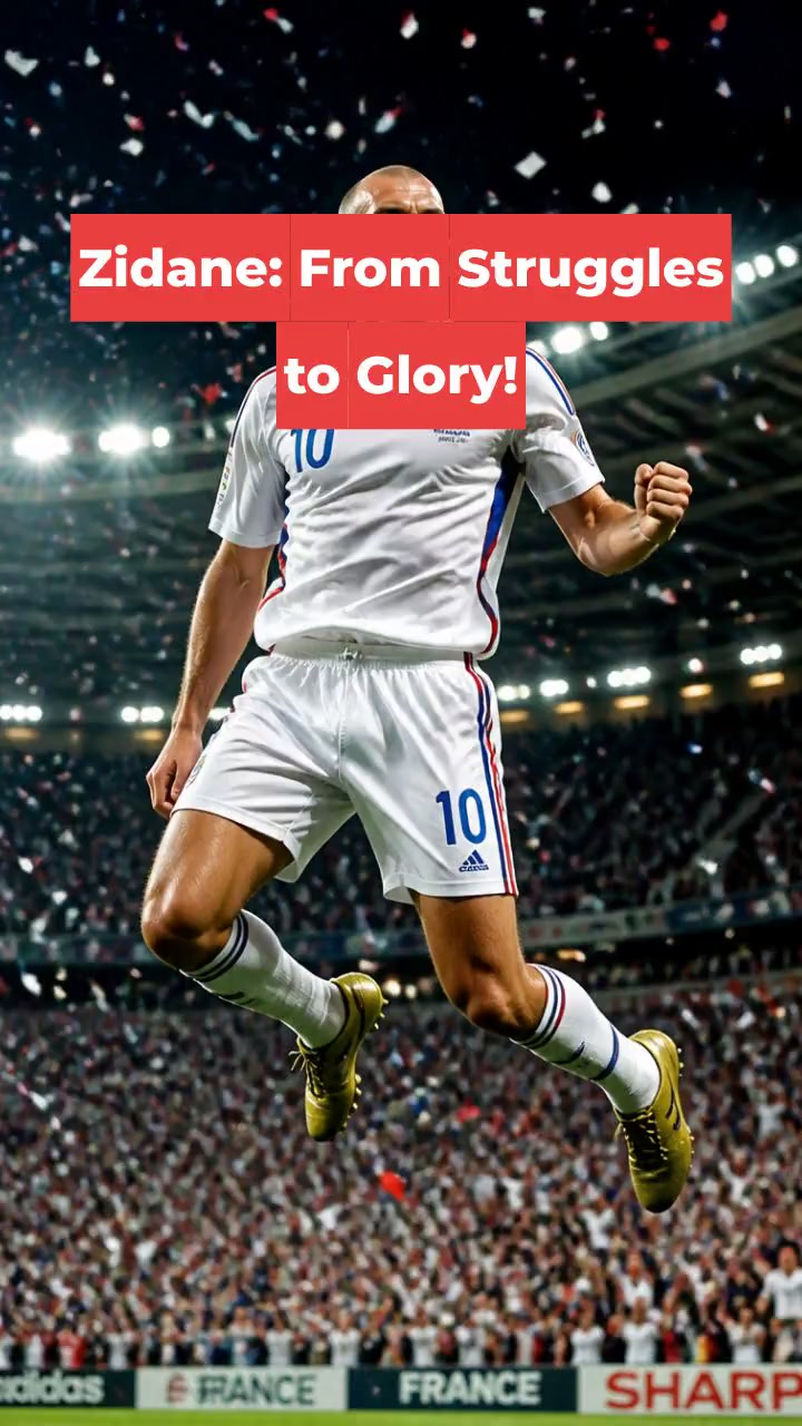 Zidane: From Struggles to Glory!