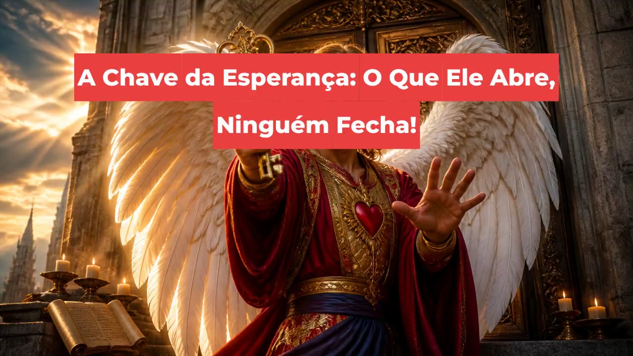 A Chave da Esperança: O Que Ele Abre, Ninguém Fecha!