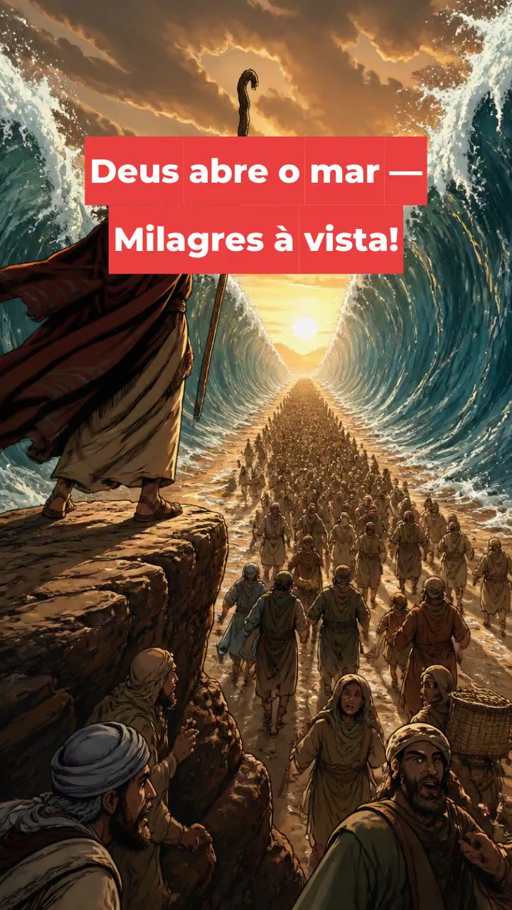 Deus abre o mar — Milagres à vista!