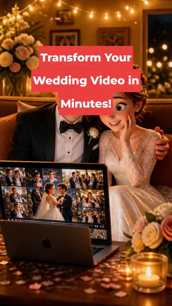 Transform Your Wedding Video in Minutes!