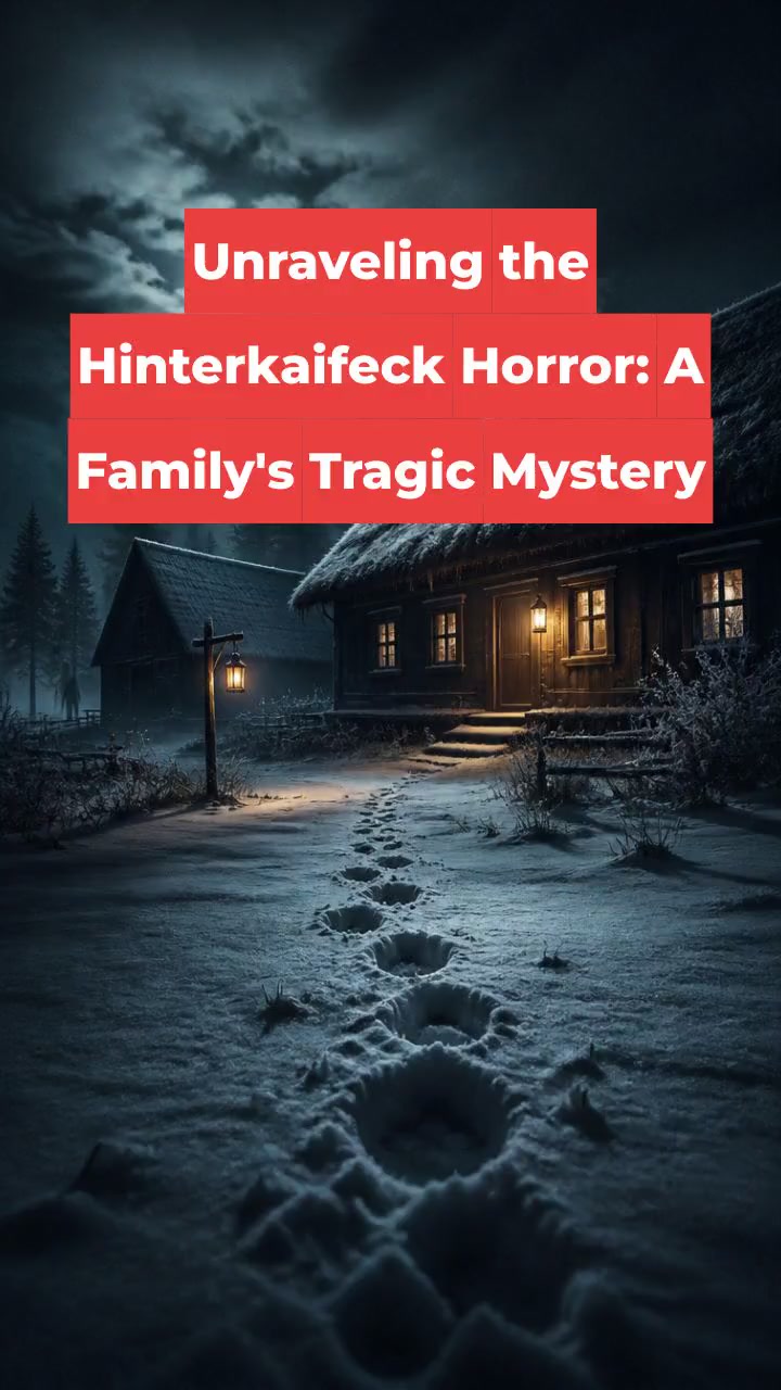 Unraveling the Hinterkaifeck Horror: A Family's Tragic Mystery