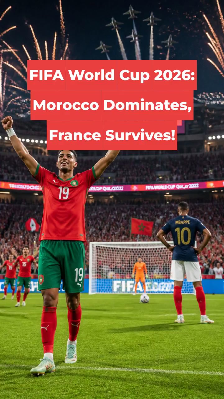 FIFA World Cup 2026: Morocco Dominates, France Survives!