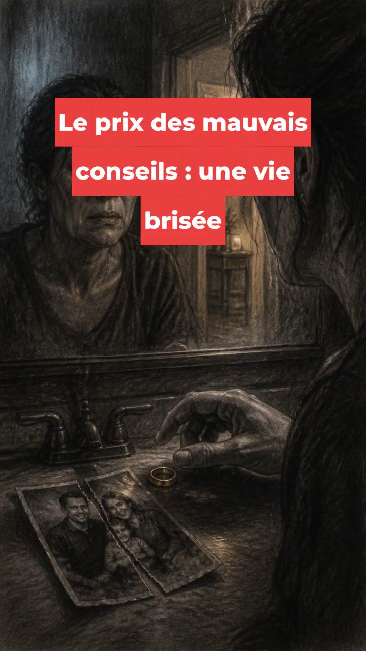 Le prix des mauvais conseils : une vie brisée