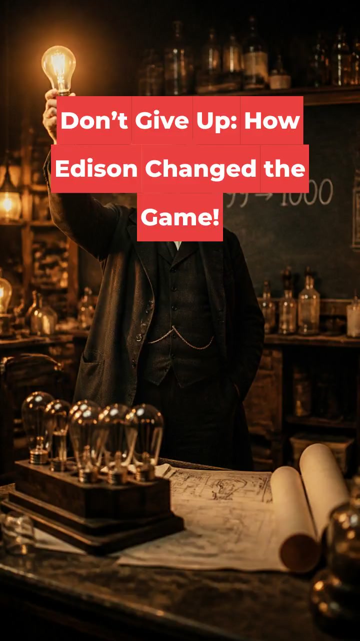 Don’t Give Up: How Edison Changed the Game!