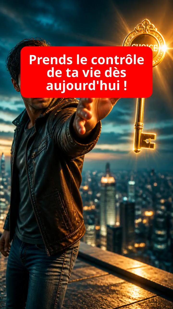Prends le contrôle de ta vie dès aujourd'hui !