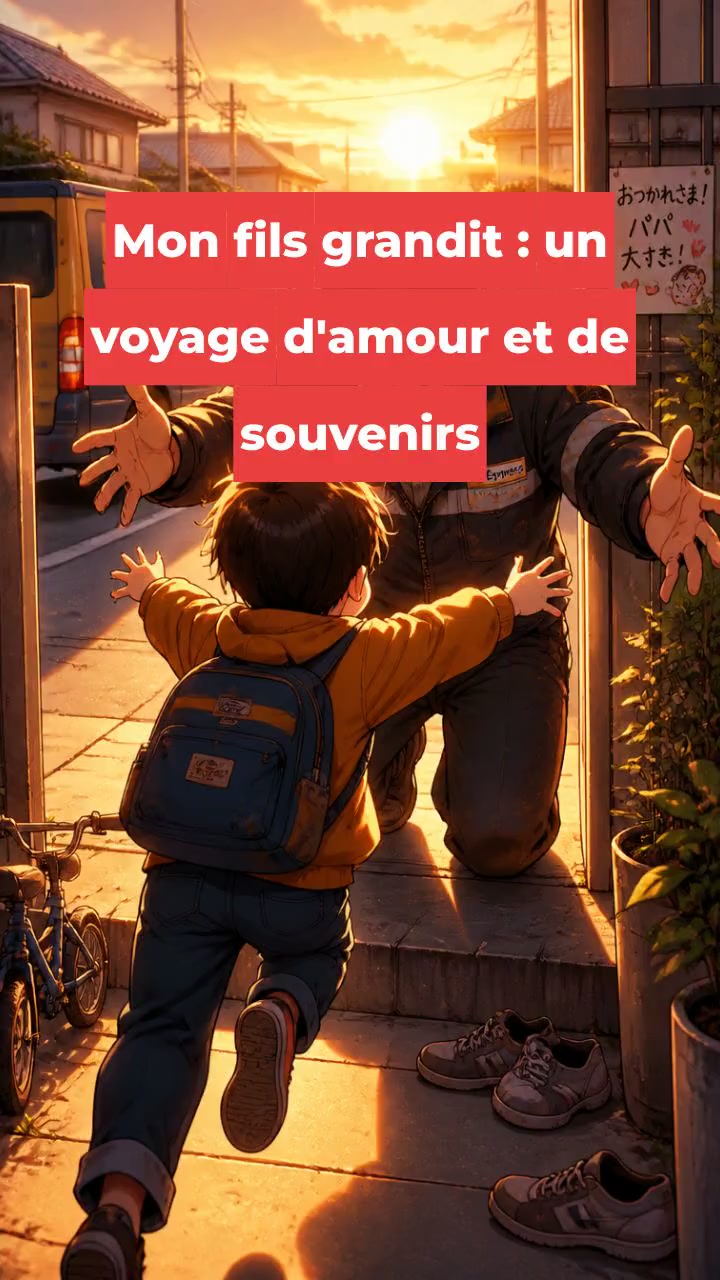 Mon fils grandit : un voyage d'amour et de souvenirs
