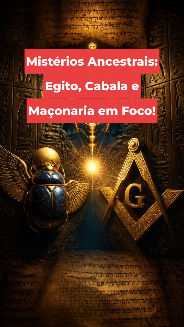 Mistérios Ancestrais: Egito, Cabala e Maçonaria em Foco!