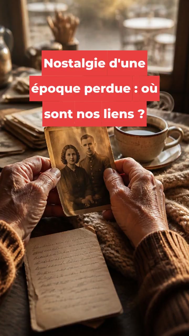 Nostalgie d'une époque perdue : où sont nos liens ?