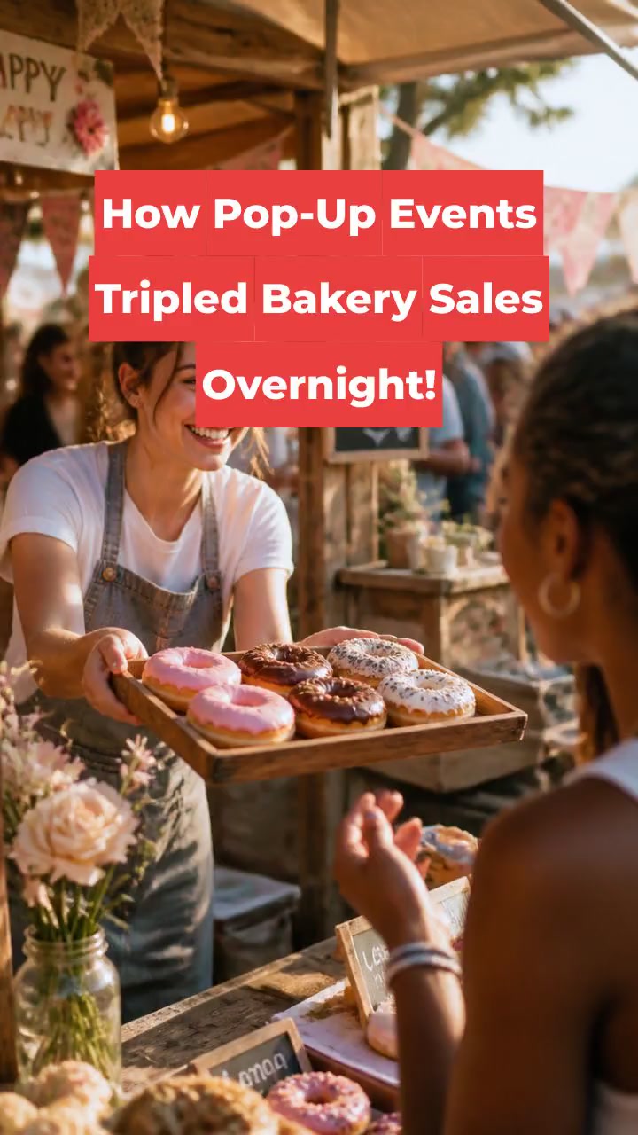 How Pop-Up Events Tripled Bakery Sales Overnight!