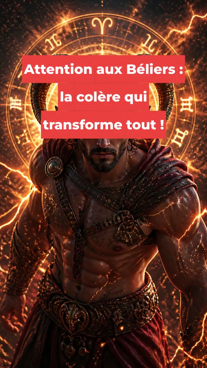 Attention aux Béliers : la colère qui transforme tout !