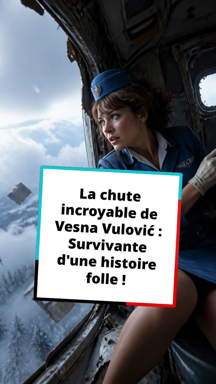 La chute incroyable de Vesna Vulović : Survivante d'une histoire folle !