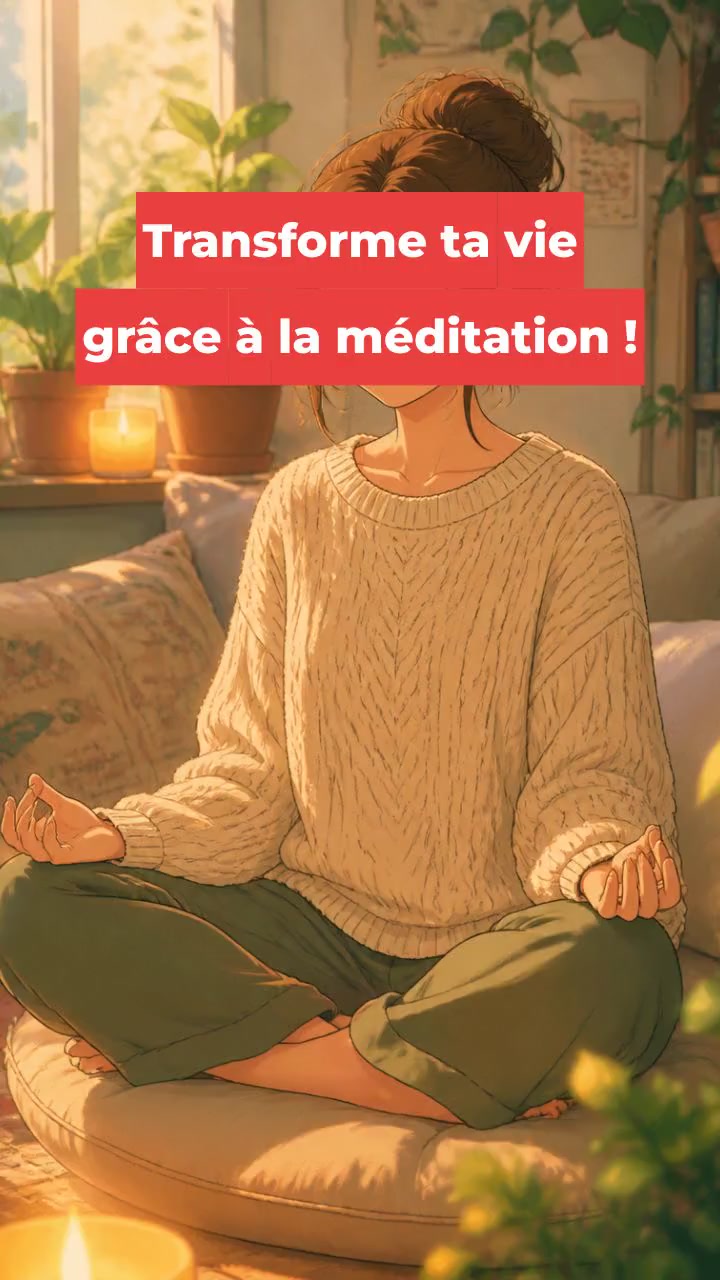 Transforme ta vie grâce à la méditation !